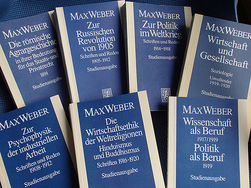 Max Weber-Studienausgabe, selected volumes (portfolio Max Weber-Arbeitsstelle München)