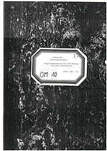 Notebook cover, Loewenstein donation (original in: Deponat Max Weber, BSB München)