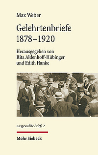 Max Weber, Gelehrtenbriefe, Buchcover