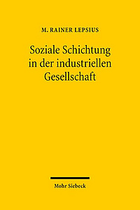 M. Rainer Lepsius, Soziale Schichtung (Book Cover)