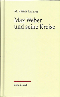 Cover Lepsius: Max Webers Kreise