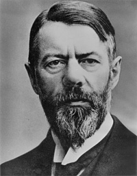 Max Weber, ca. 1919 (portrait of Max Weber in Weber-Arbeitsstelle Munich)